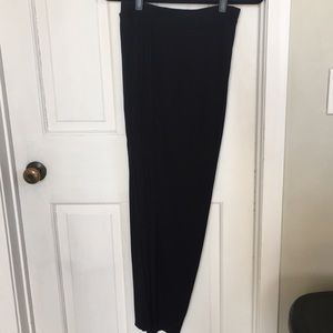 Guess medium black long skirt w side slit